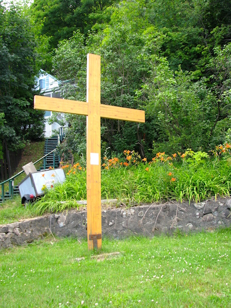 près église