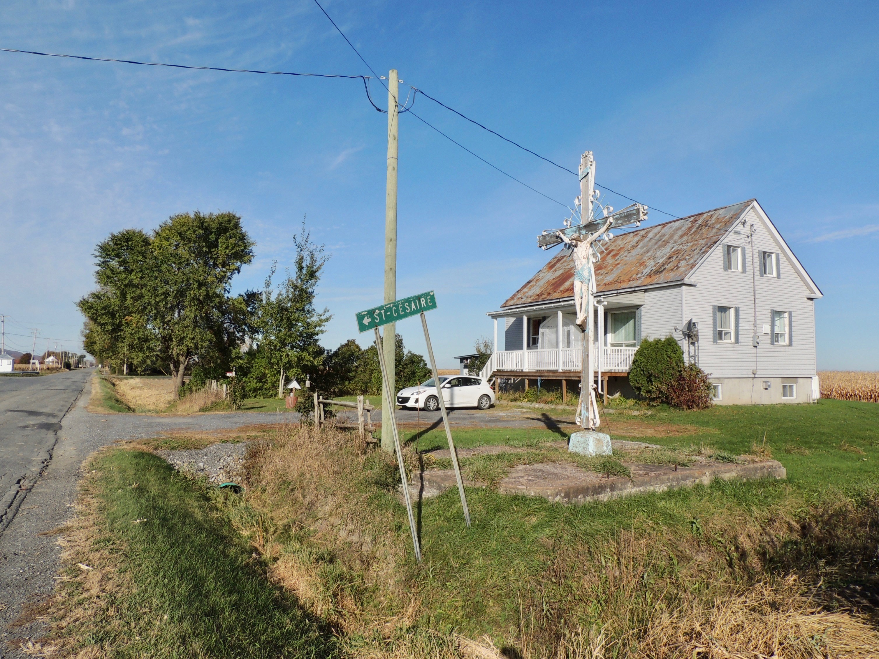Saint-Pie » Les croix de chemin au Québec